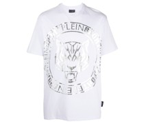 T-Shirt mit Tigerkopf-Print