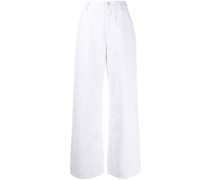Weite High-Waist-Jeans