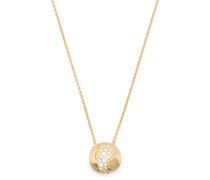 18kt Africa Gelbgoldhalskette mit Diamanten