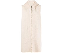 Ärmelloser Shearling-Mantel