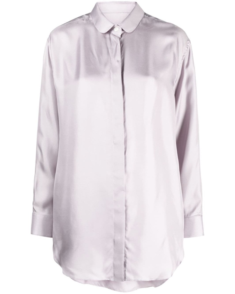 Giorgio Armani Damen T-Shirt in Satin-Optik