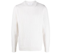 Pullover mit Zopfmuster