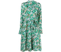 Midikleid mit Blumen-Print