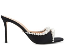 Sirène 95mm faux pearl-embellished mules