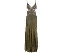Gemustertes Abendkleid