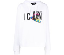 Hoodie mit Logo-Print