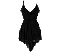 Asymmetrisches Minikleid aus Seide