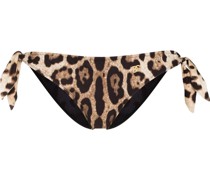 Bikinihöschen mit Leoparden-Print