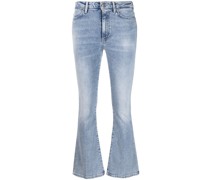 Gekürzte Bootcut-Jeans