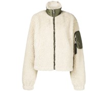 Jacke mit Logo-Stickerei