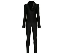 Jumpsuit mit abnehmbarem Faux-Fur-Kragen