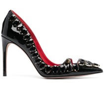 Pumps mit Kristallen 105mm