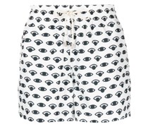 Badeshorts mit grafischem Print