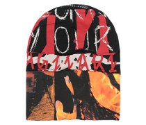 Beanie mit grafischem Print