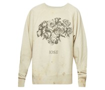 Sweatshirt mit Rosen-Print