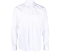 Button-down-Hemd aus Popeline