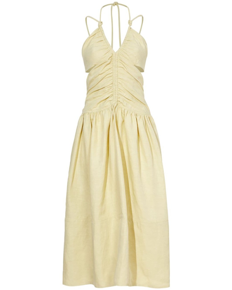 Proenza Schouler Damen Kleid mit Raffungen