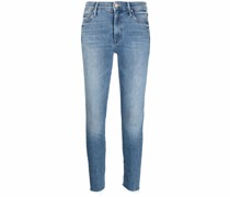 Klassische Cropped-Skinny-Jeans