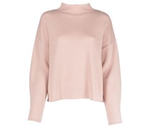 Kaschmirpullover mit Stehkragen
