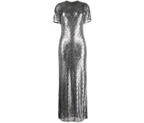 Kleid im Metallic-Look