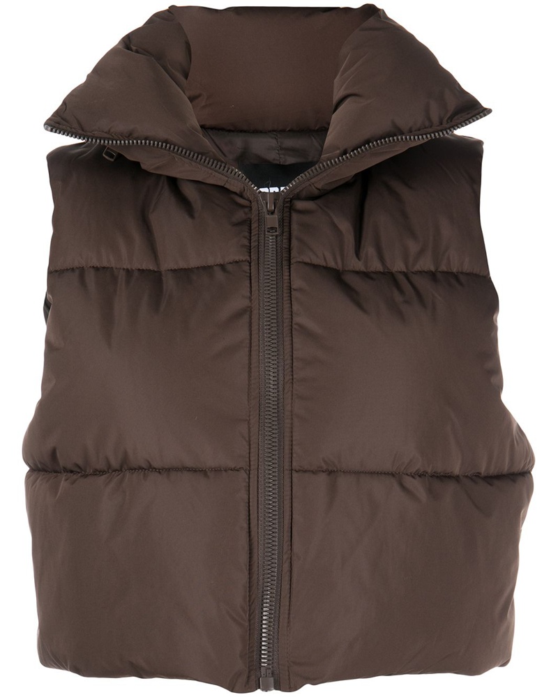 APPARIS Damen Cropped-Mantel mit Reißverschluss