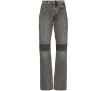 Gerade High-Waist-Jeans