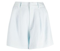 Gerade High-Waist-Shorts