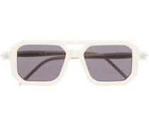 Sonnenbrille mit eckigem Gestell