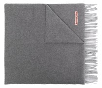 Kaschmirschal mit Logo-Patch