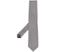 embroidered polka-dot pattern tie