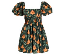 Minikleid mit Blumen-Print