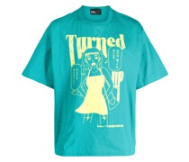 T-Shirt mit Cartoon-Print