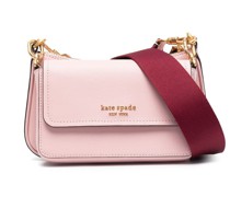 Schultertasche mit Logo-Schild