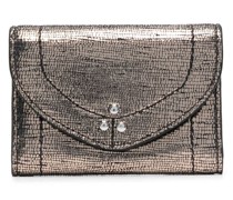 Portemonnaie im Metallic-Look