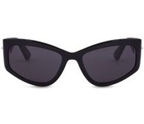 Cat-Eye-Sonnenbrille mit Reißverschluss