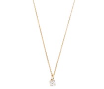 14kt Gelbgoldhalskette mit Diamant