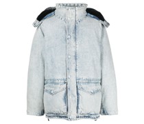 denim puffer jacket
