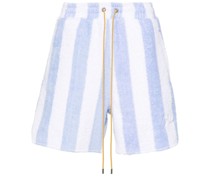 Striped Loop Terry Shorts