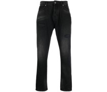 Tapered-Jeans im Distressed-Look