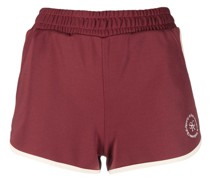 Shorts mit Logo-Stickerei
