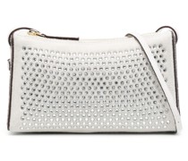 Schultertasche mit Kristallen