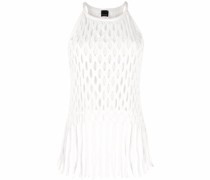 Neckholder-Top mit Fransen