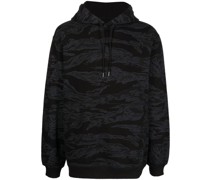 Hoodie mit abstraktem Print