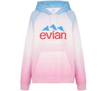 x Evian Hoodie mit Farbverlauf-Optik