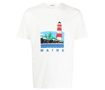 T-Shirt mit "Maine"-Print