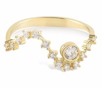18kt Sonia Gelbgoldring mit Diamanten