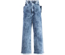 Jeans mit Acid-Wash-Effekt