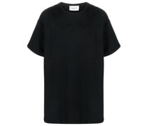 T-Shirt mit Logo-Prägung