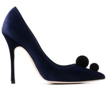 Stiletto-Pumps mit Pompon 115mm
