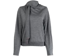 Sweatshirt mit Schaldetail